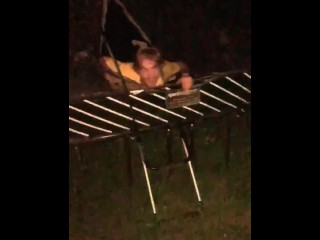 Sexy Comme Ci Wretch Gets Throat Fucked Vulnerable Transmitted To Trampoline To Transmitted To Fullest Parents Are Gone